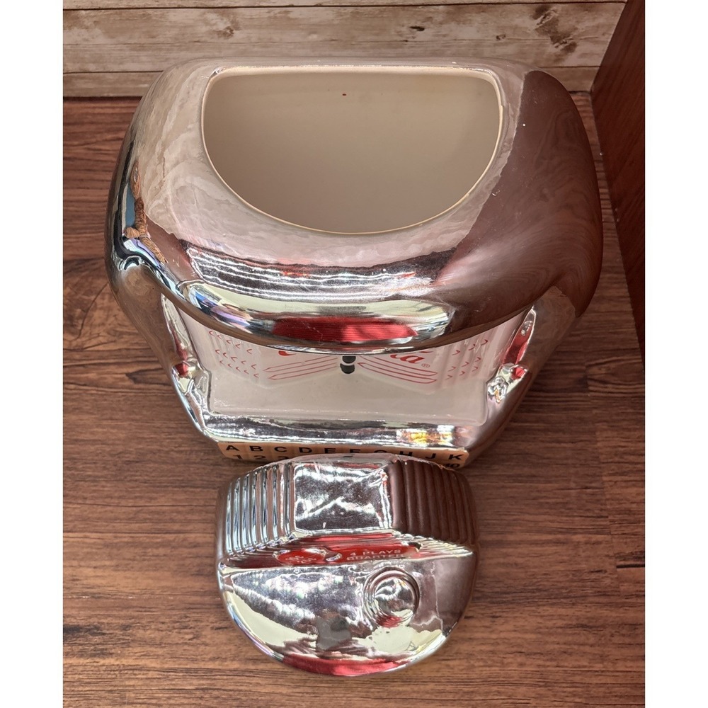 Vintage Coca Cola Jukebox Style Ceramic Cookie Jar Home Decor - Picture 3 of 5